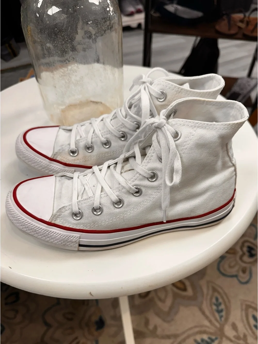 Converse Chuck Taylor All Star White High Top Sneakers Women’s Size 7 Classic